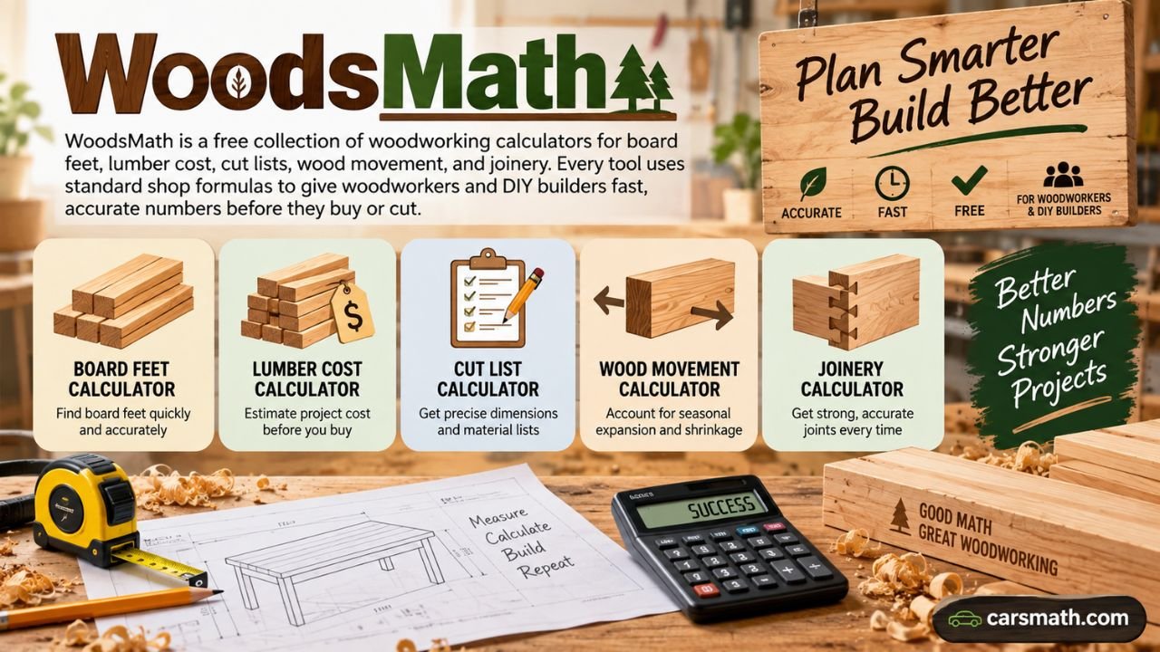 Total Wood Router Woodworking Calculators – Board Feet & More | WoodsMath
